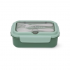 Lunch box Fissman 800 ml z 2 komorami i stalowym pojemnikiem (zielony)